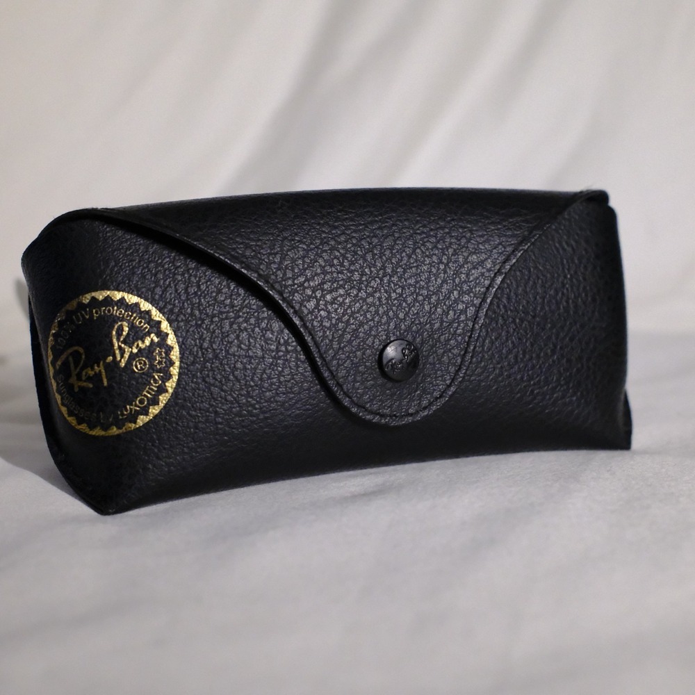 Ray-Ban RB4227 "Highstreet" Gradient Purple Lenses with Black Leather Case - Picture 3 of 7